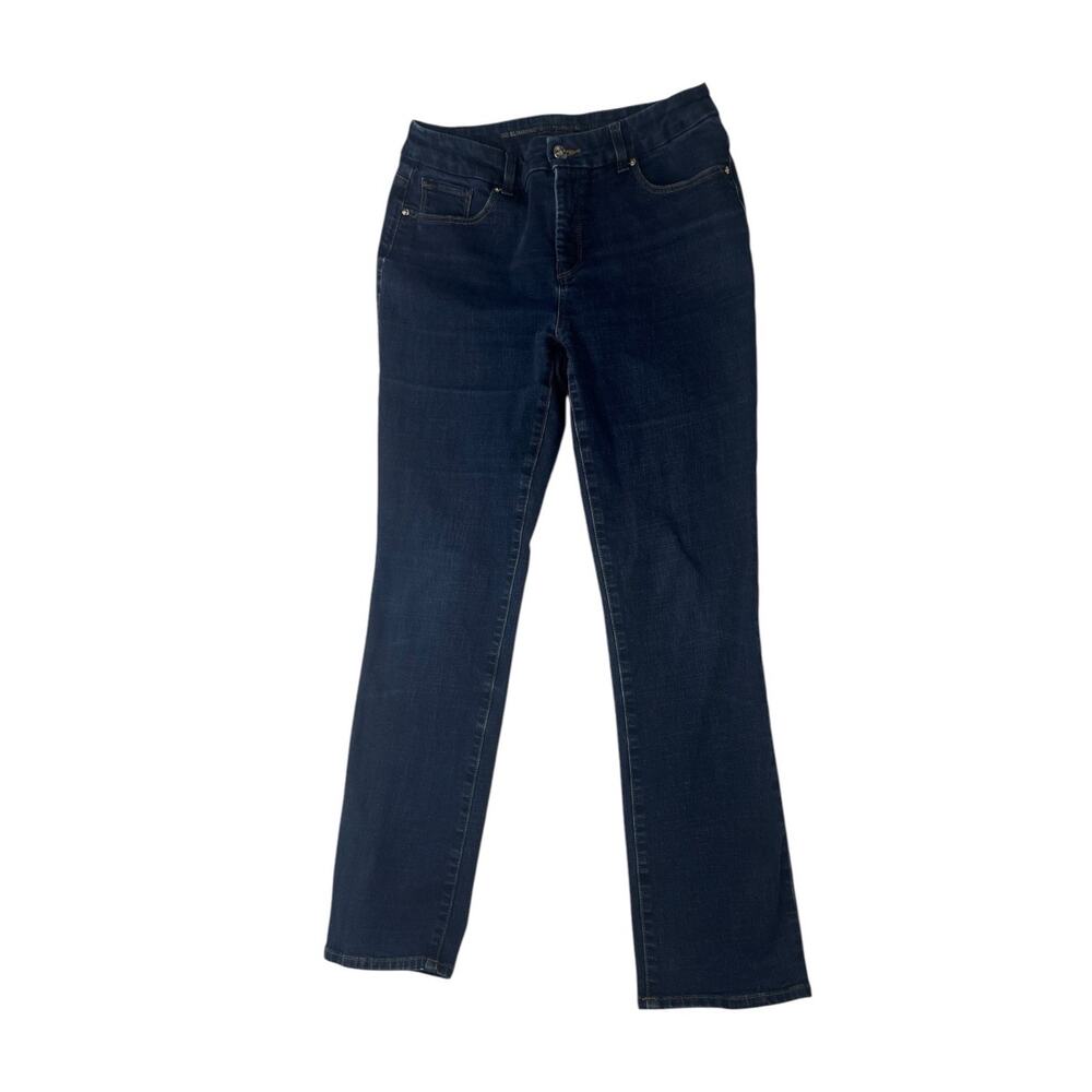 Chico's Jeans Womens Sz 0.5R or US Sz 6R So‎ Slimming Girlfriend Slim Leg EUC
